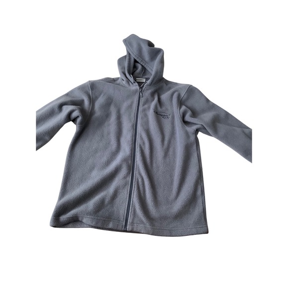 Disneyland Resort Paris Other - Disneyland Paris Fleece‎ Zip Up Hoodie Gray Mickey Mouse Castle Embroidered